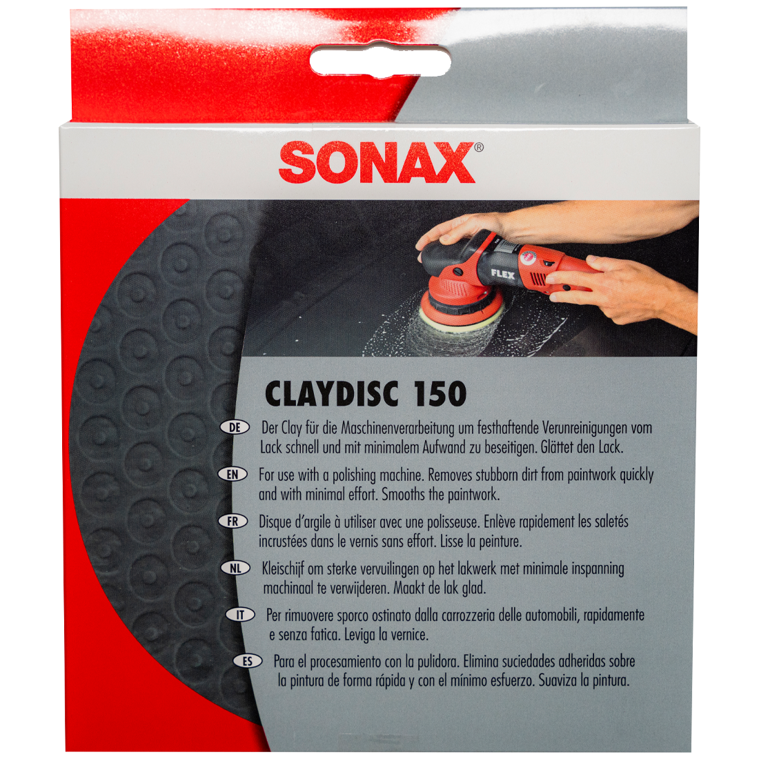 SONAX Clay Disc 150mm Pad
